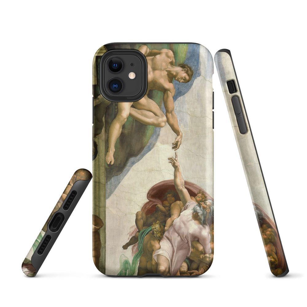 Hardcase iPhone® Handyhülle - Michelangelo, Creation of Adam iPhone 11 artlia