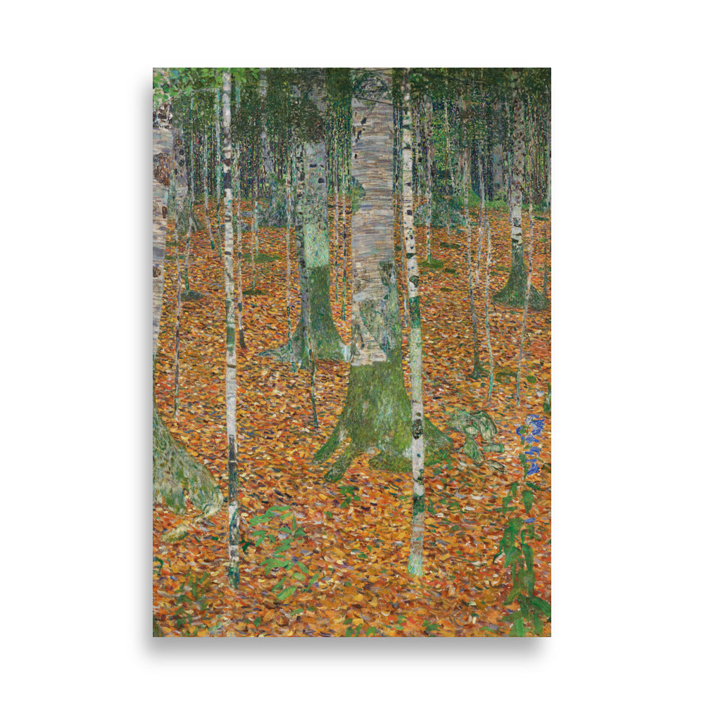 Poster - Gustav Klimt, Birkenwald artlia