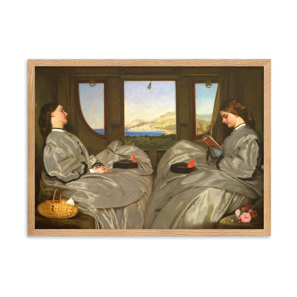 Poster - Augustus Leopold Egg, The Travelling Companions Oak / 50×70 cm artlia