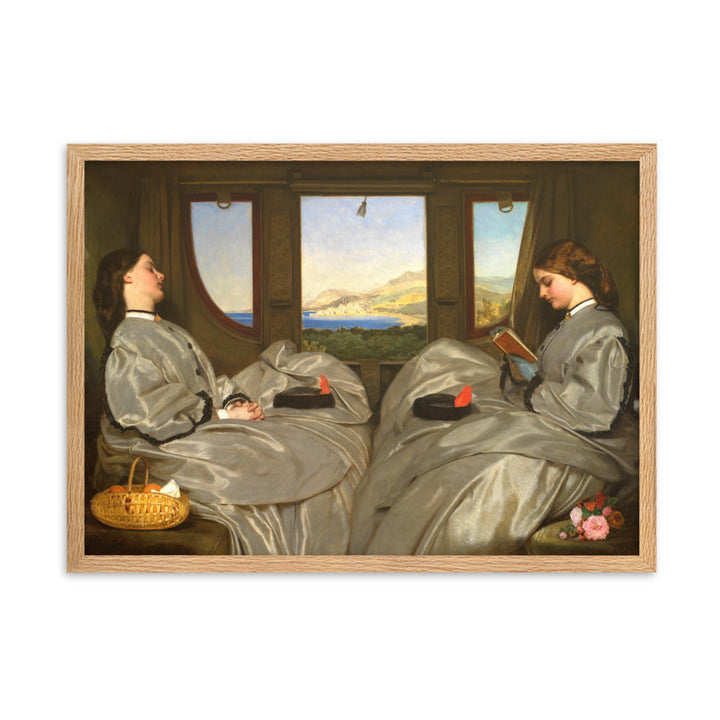 Poster - Augustus Leopold Egg, The Travelling Companions Oak / 50×70 cm artlia