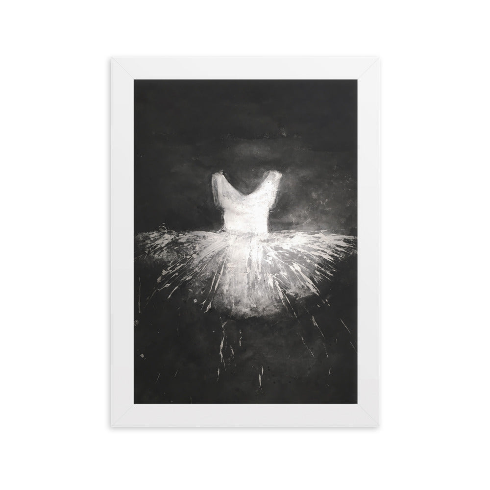 Poster - Ballett Kostüm Weiß / 21×30 cm artlia
