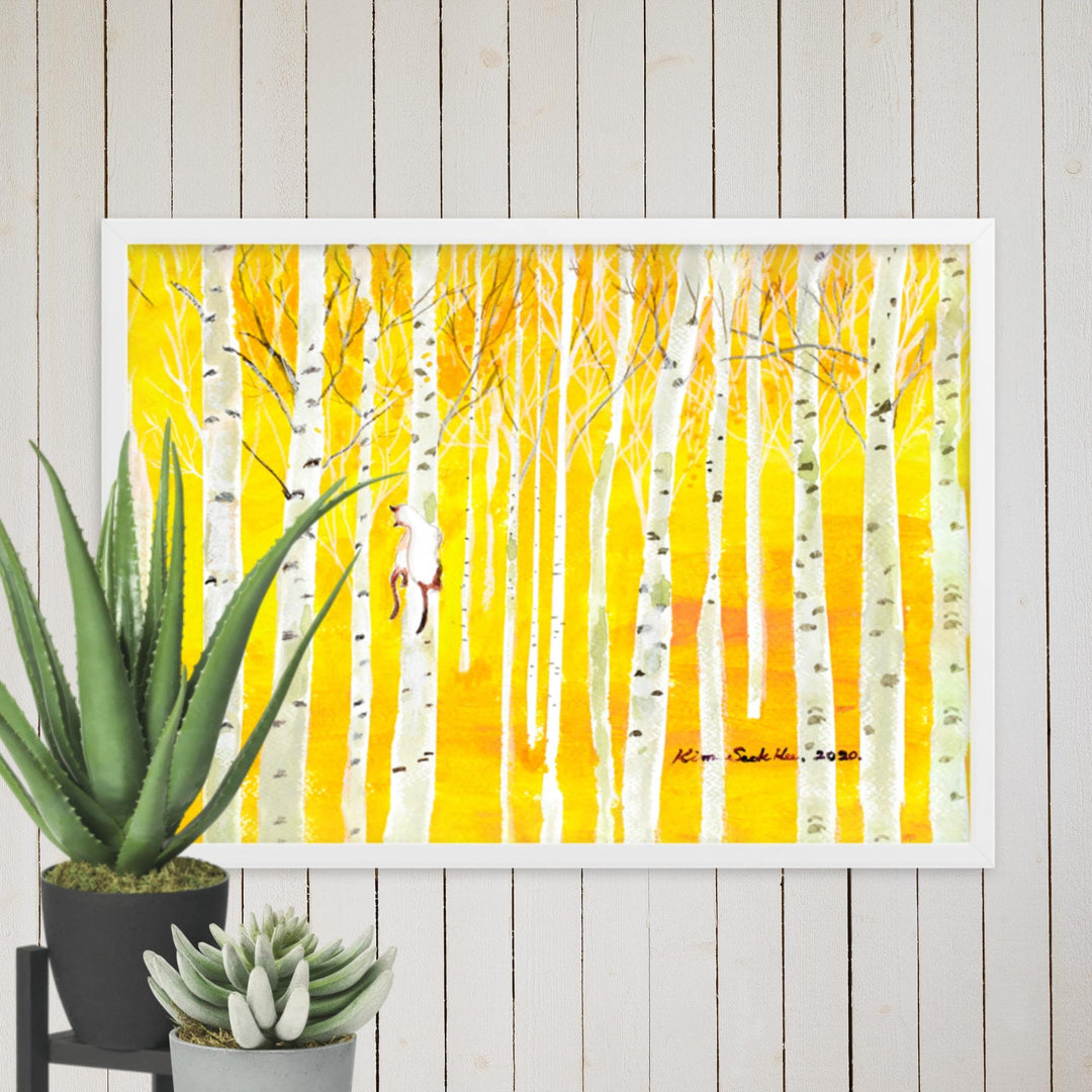 Poster - Birkenwald Birch Forest artlia