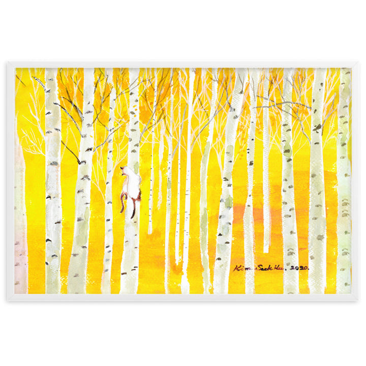 Poster - Birkenwald Birch Forest artlia