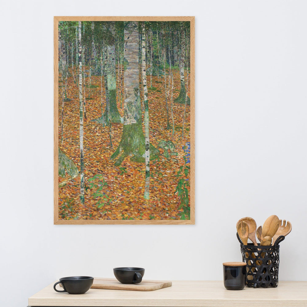 Poster - Gustav Klimt, Birkenwald artlia