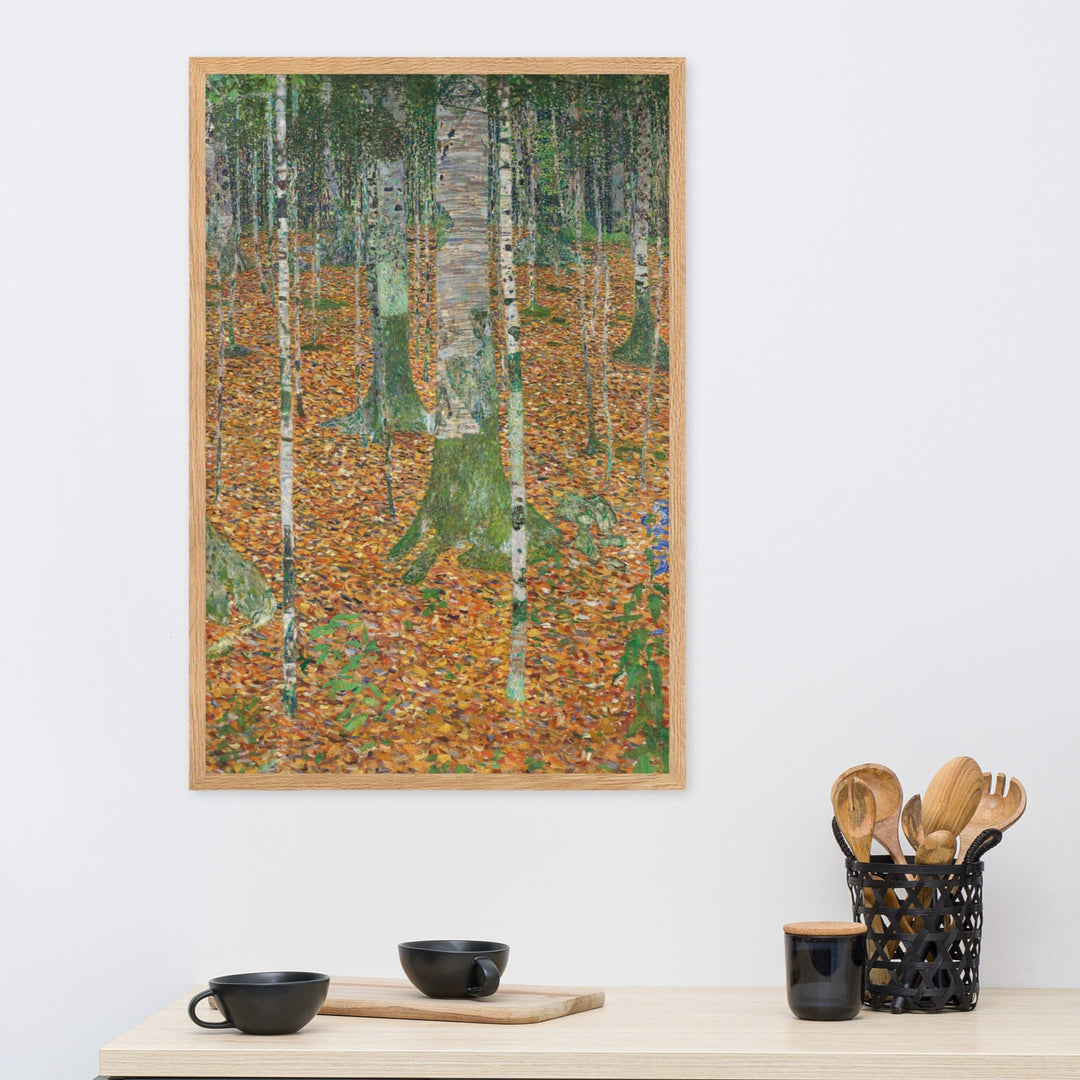 Poster - Gustav Klimt, Birkenwald artlia