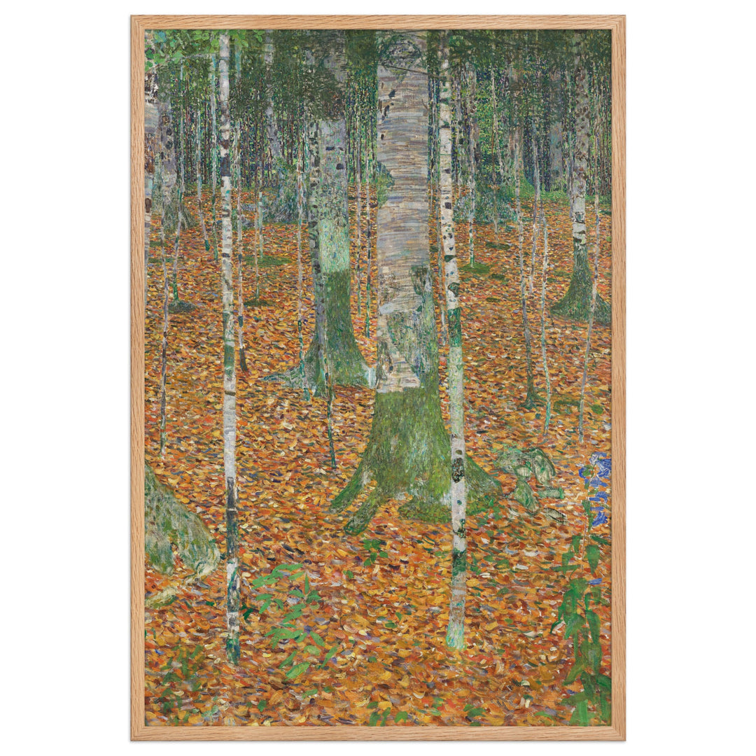Poster - Gustav Klimt, Birkenwald Oak / 61×91 cm artlia