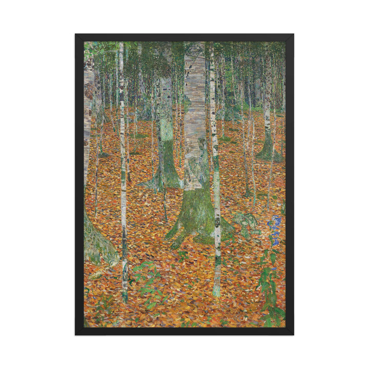Poster - Gustav Klimt, Birkenwald Schwarz / 50×70 cm artlia