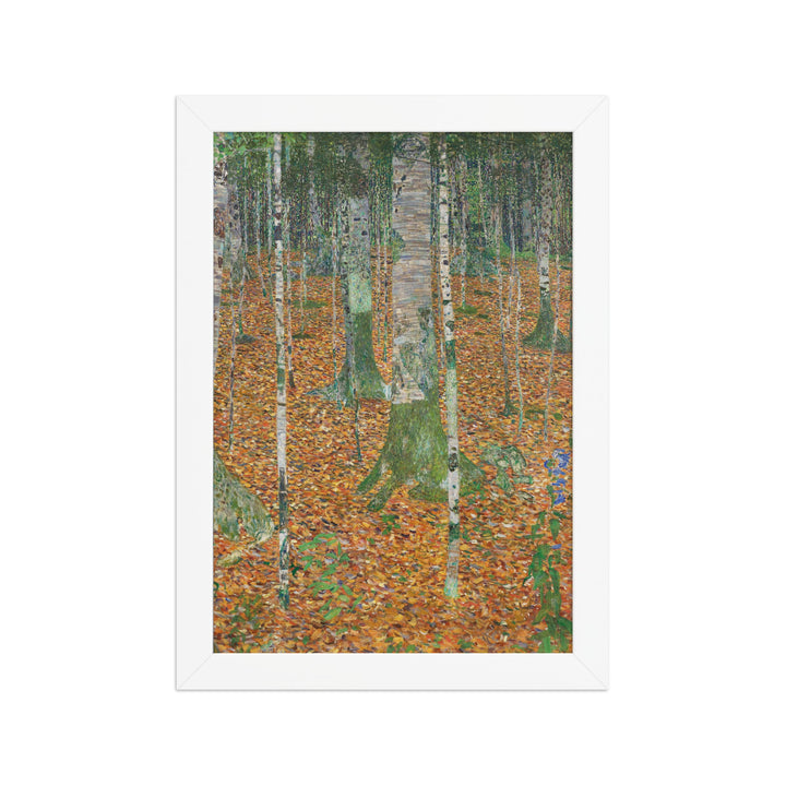 Poster - Gustav Klimt, Birkenwald Weiß / 21×30 cm artlia