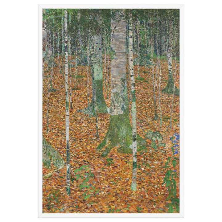 Poster - Gustav Klimt, Birkenwald Weiß / 61×91 cm artlia