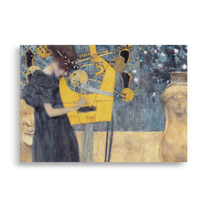 Poster - Gustav Klimt, Die Musik ohne Rahmen / 21×30 cm artlia