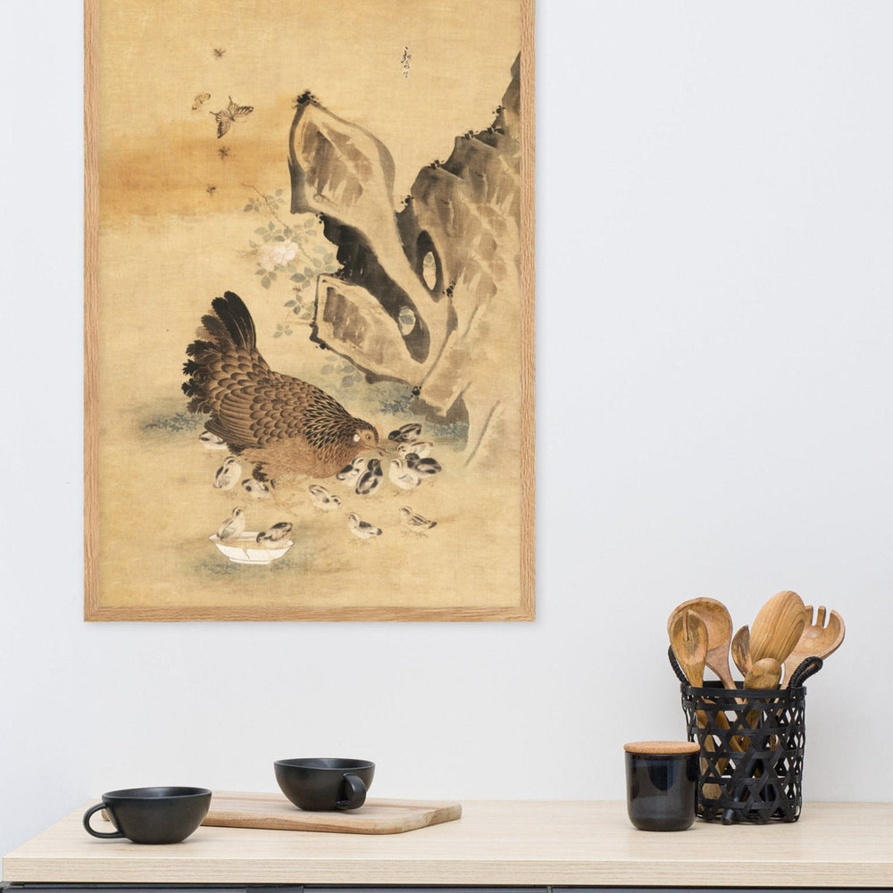 Poster - Henne und Küken, Byeon Sang-byeok artlia