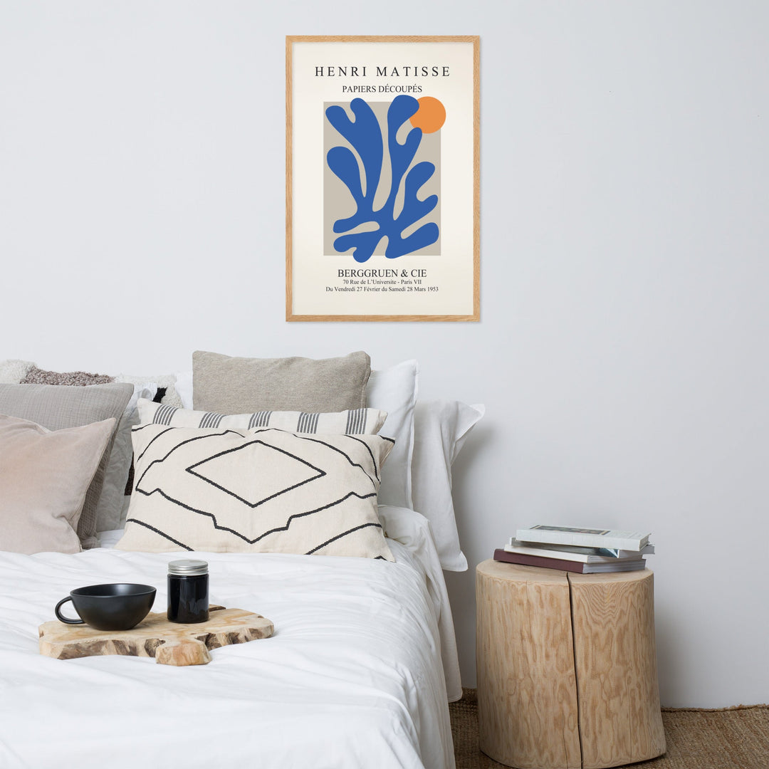 Poster - Henri Matisse, Papier Découpés blauer Garten II artlia