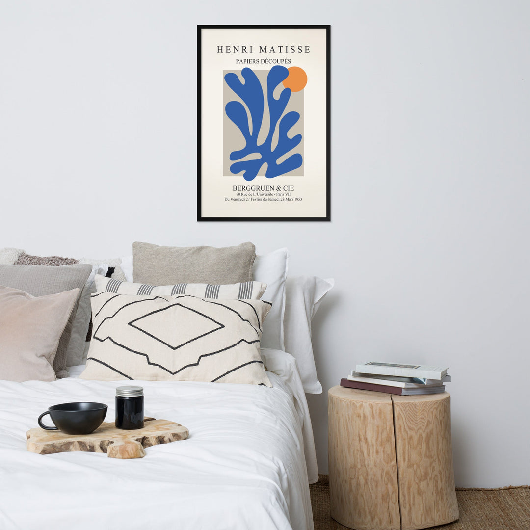 Poster - Henri Matisse, Papier Découpés blauer Garten II artlia