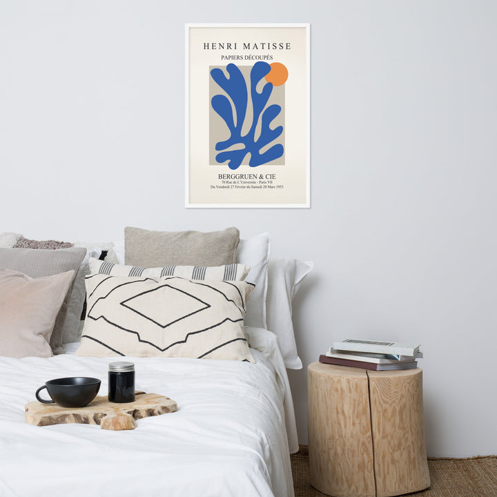 Poster - Henri Matisse, Papier Découpés blauer Garten II artlia