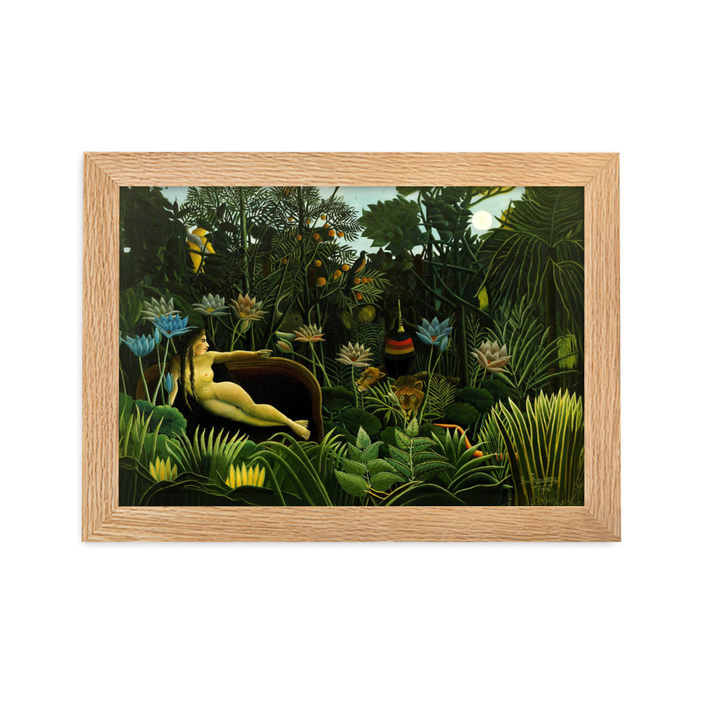 Poster - Henri Rousseau, Der Traum Oak / 21×30 cm artlia