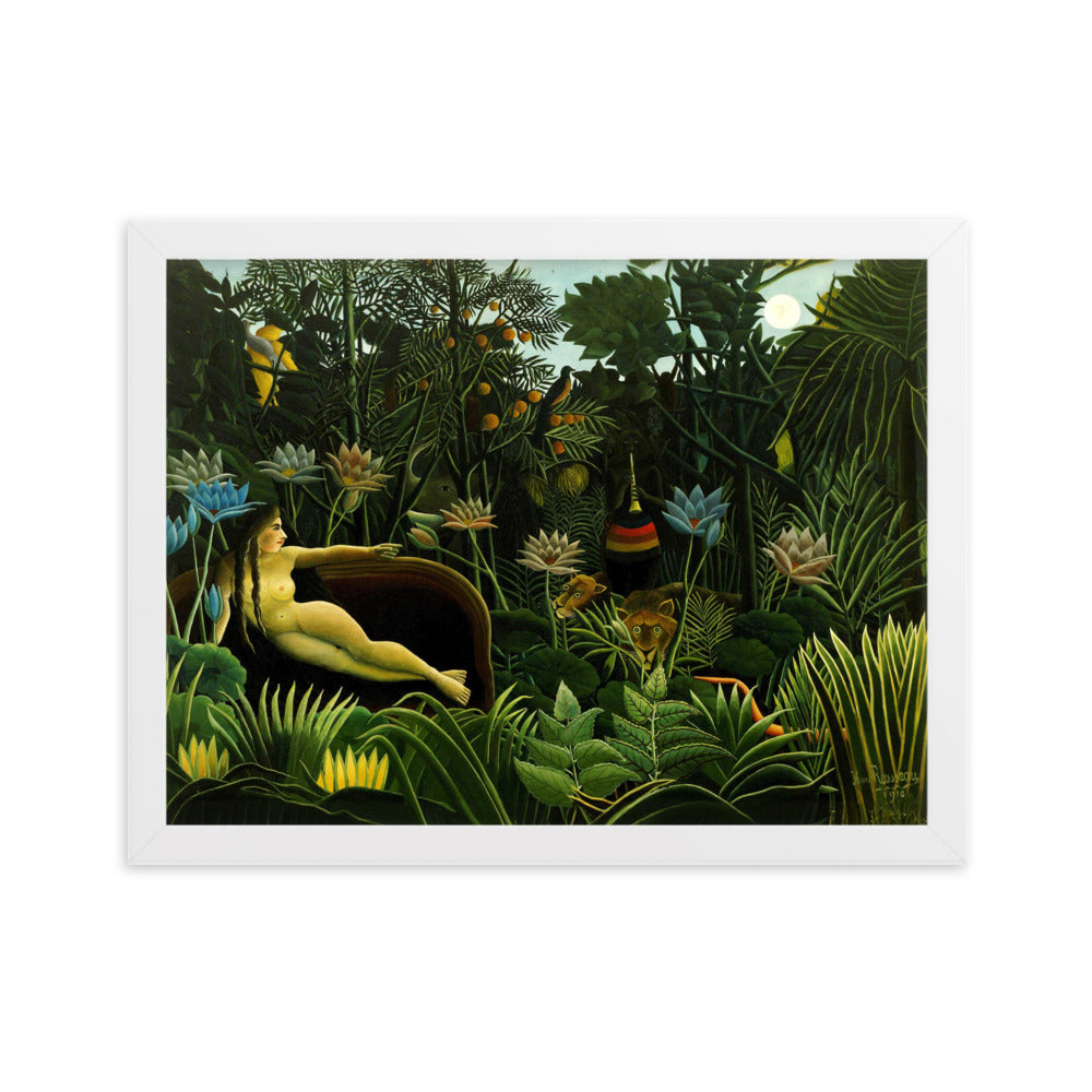 Poster - Henri Rousseau, Der Traum Weiß / 30×40 cm artlia