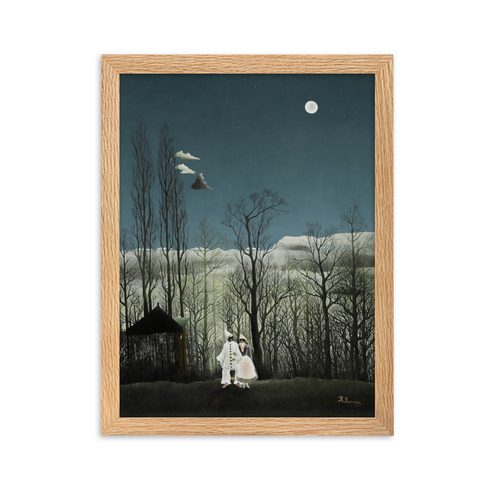Poster - Henri Rousseau, Karnevalsabend Oak / 30×40 cm artlia