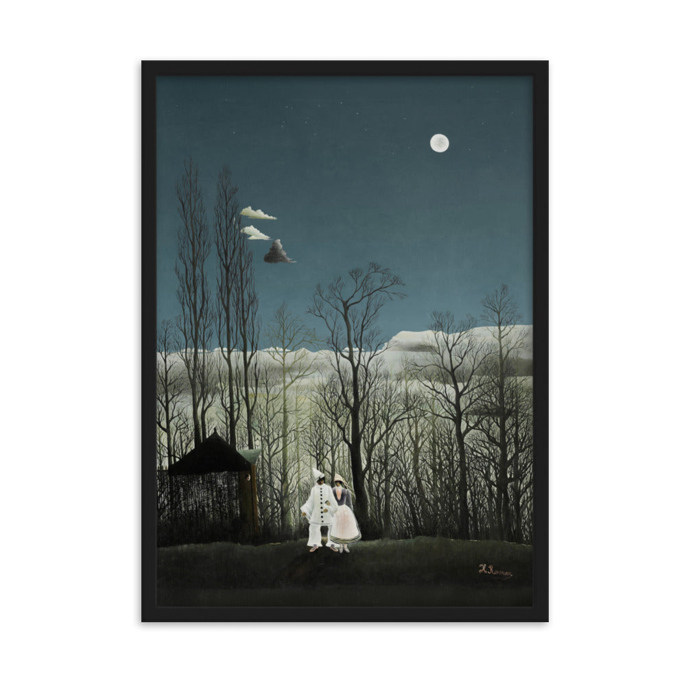 Poster - Henri Rousseau, Karnevalsabend Schwarz / 50×70 cm artlia