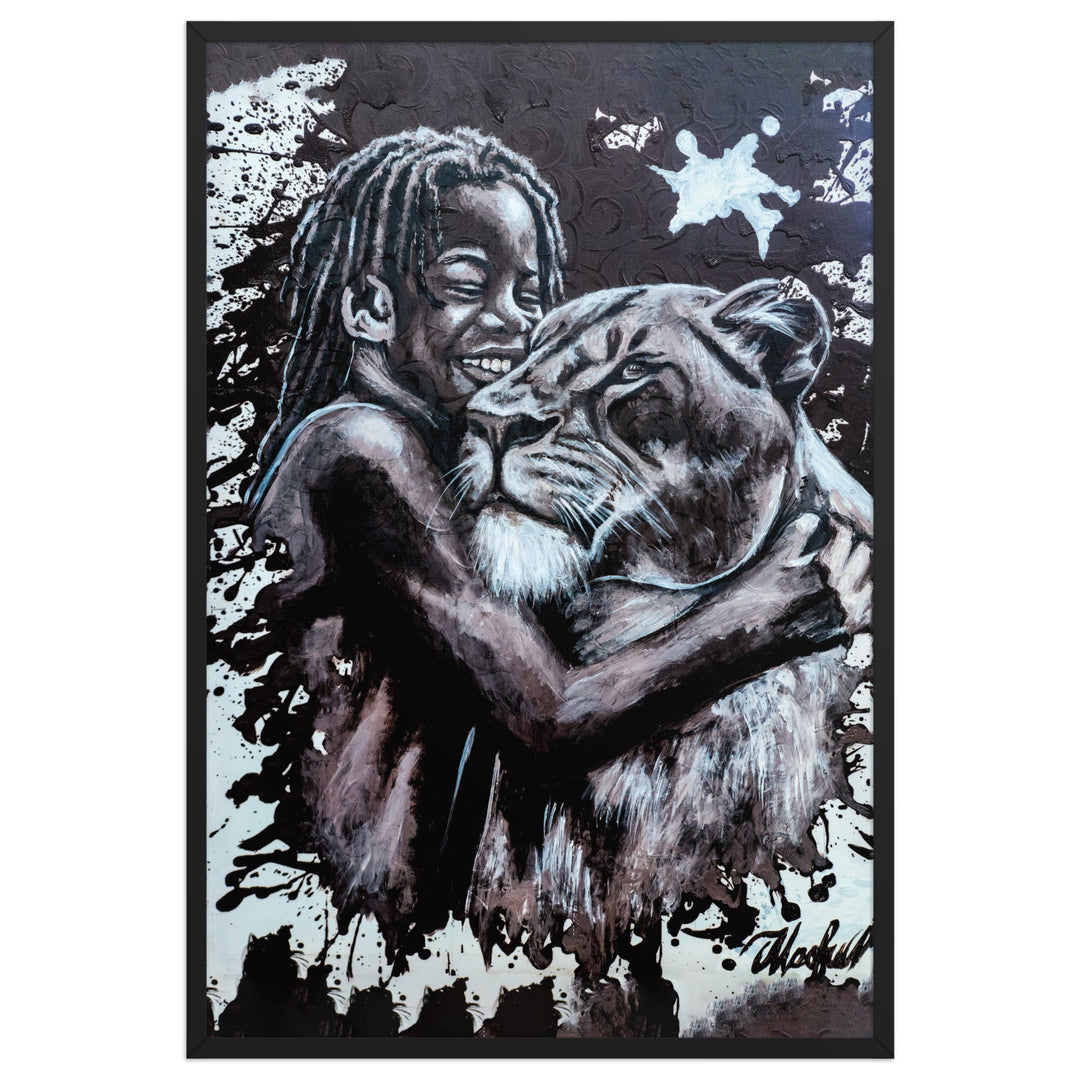 Poster - Her Cub, Nokuthula M Mpofu Schwarz / 61×91 cm artlia