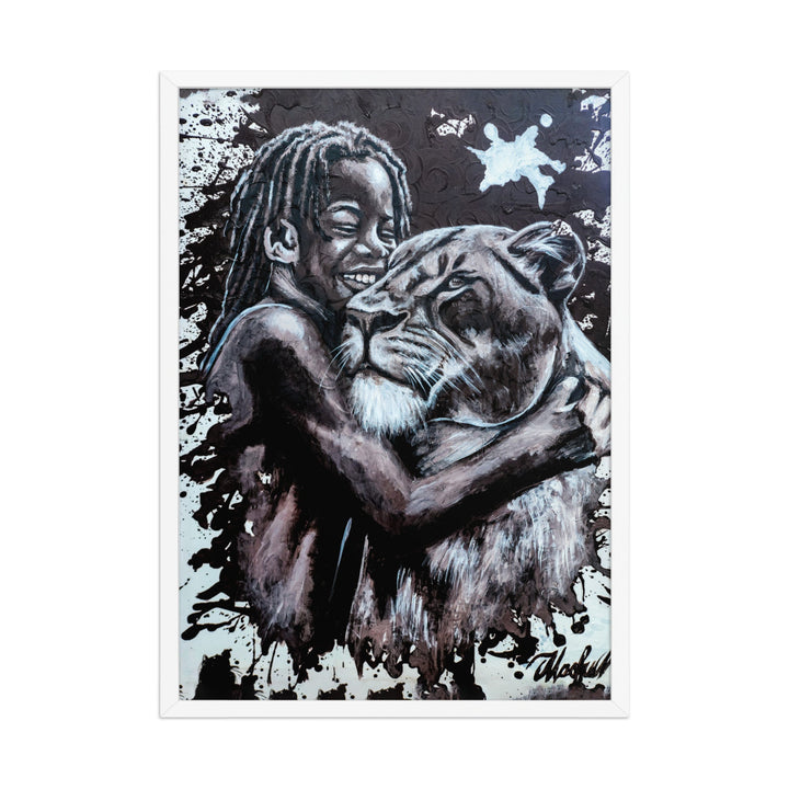 Poster - Her Cub, Nokuthula M Mpofu Weiß / 50×70 cm artlia