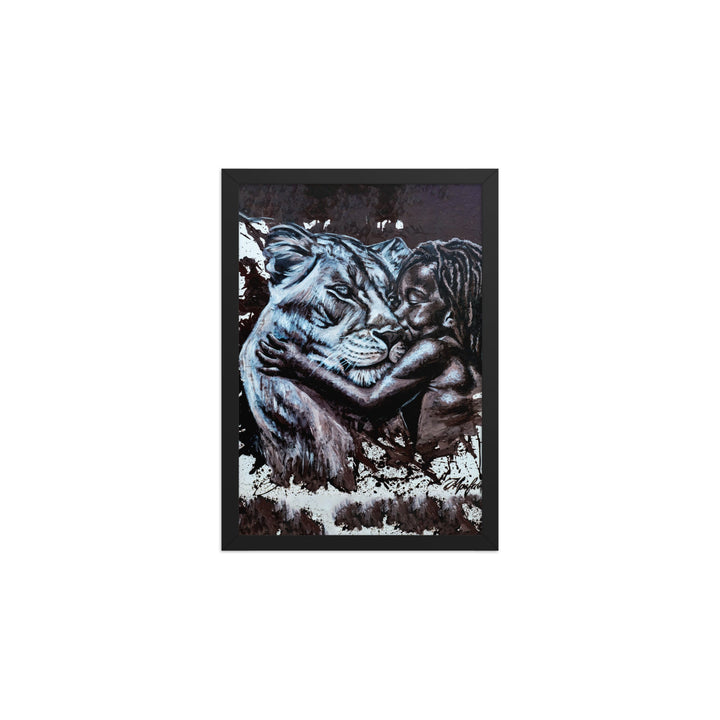 Poster - His Mother, Nokuthula M Mpofu Schwarz / A2 (42×59.4 cm) artlia