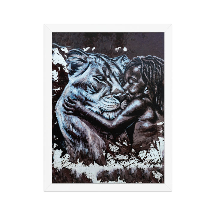 Poster - His Mother, Nokuthula M Mpofu Weiß / 30×40 cm artlia