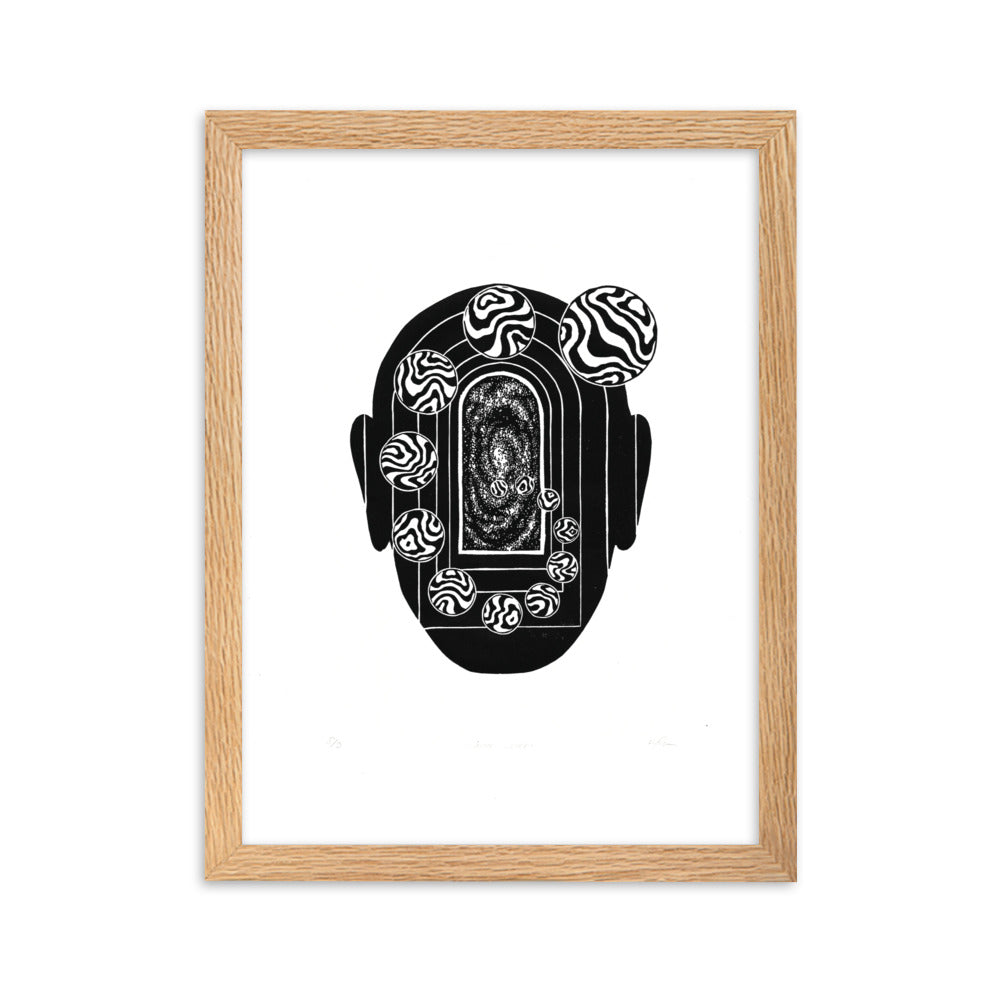 Poster - Inner Space Oak / 30×40 cm artlia