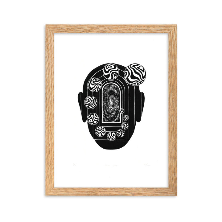 Poster - Inner Space Oak / 30×40 cm artlia