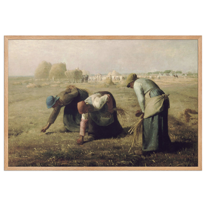 Poster - Jean-François Millet, Die Ährenleserinnen Oak / 61×91 cm artlia