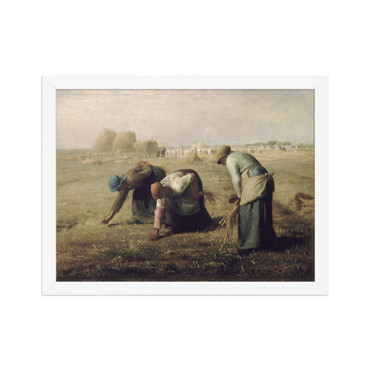 Poster - Jean-François Millet, Die Ährenleserinnen Weiß / 30×40 cm artlia