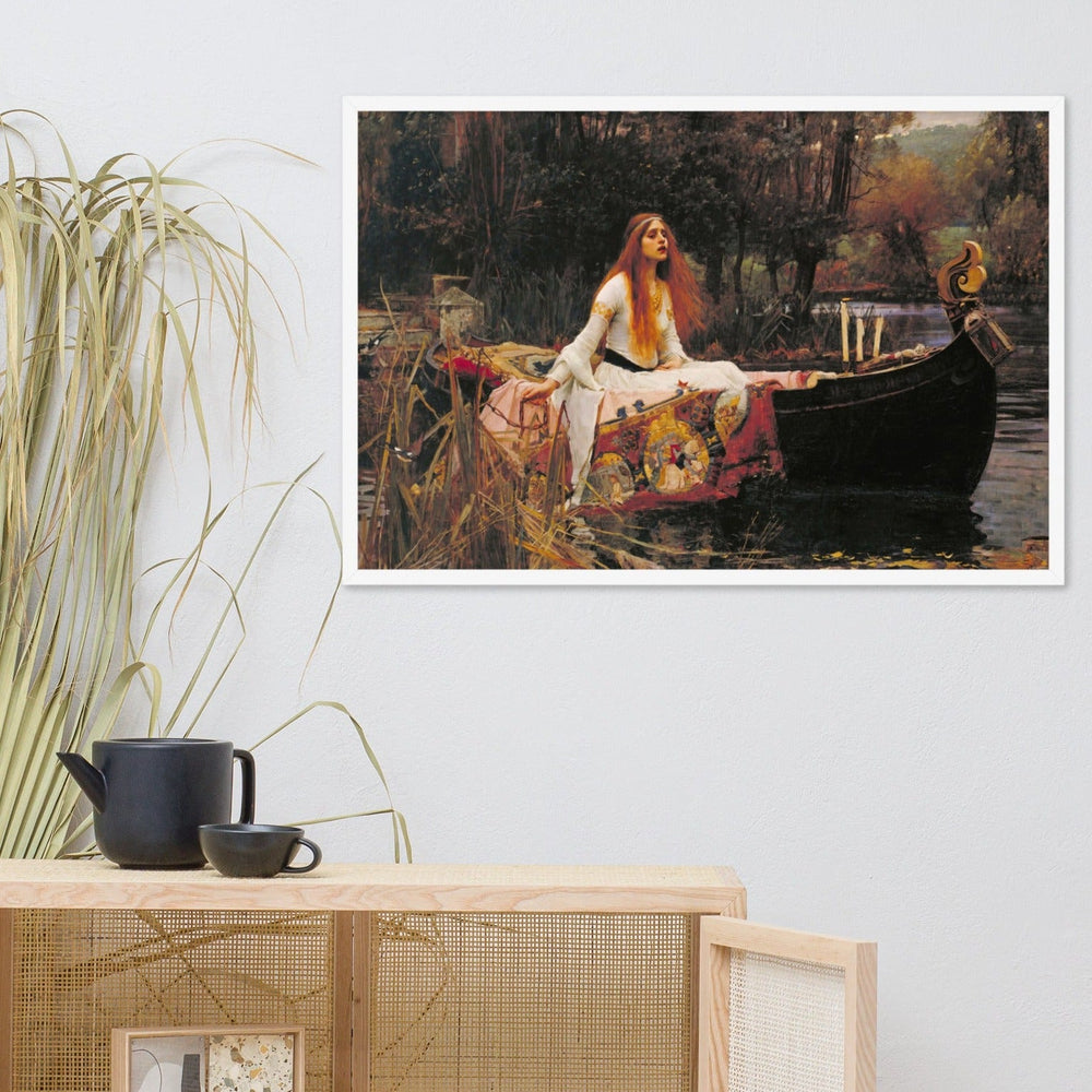 Poster - John William Waterhouse, Die Dame von Shalott artlia