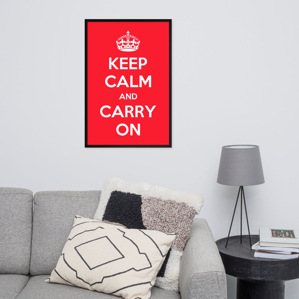 Poster - Keep Calm and Carry on artlia
