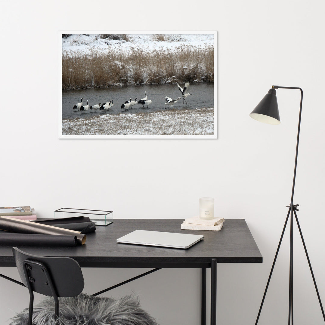 Poster - Kraniche in Hantangang artlia