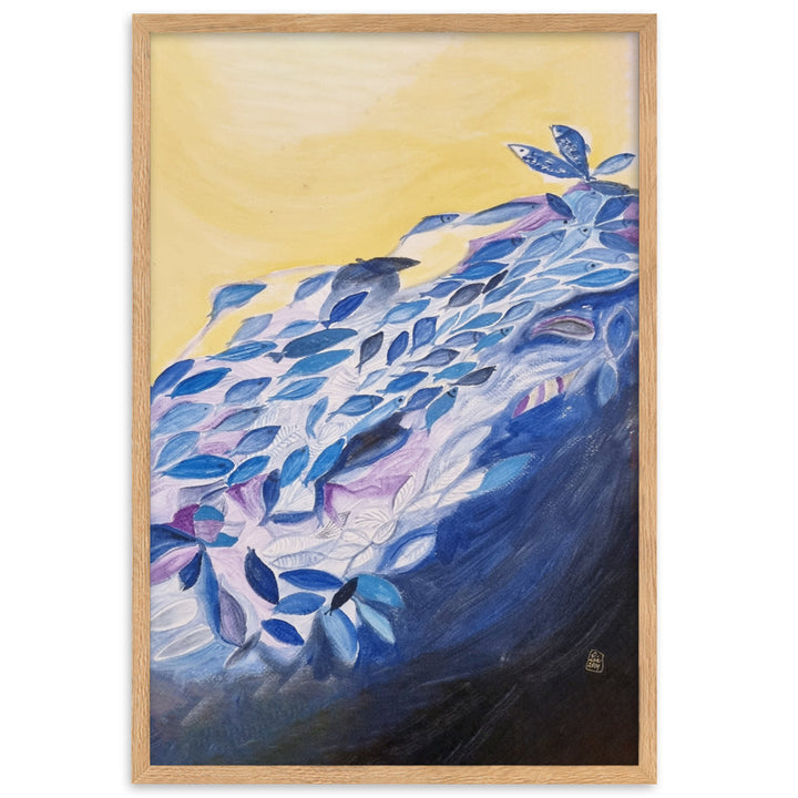 Poster - Lia Broecker-Jakob, Transzendenz der Fische Oak / 61×91 cm artlia