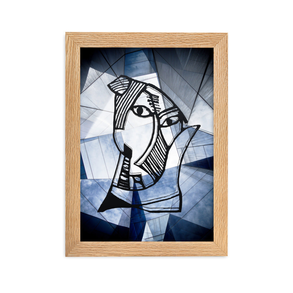 Poster - Pablo Picasso, Les Demoiselles d’Avignon, Geometry Oak / 21×30 cm artlia