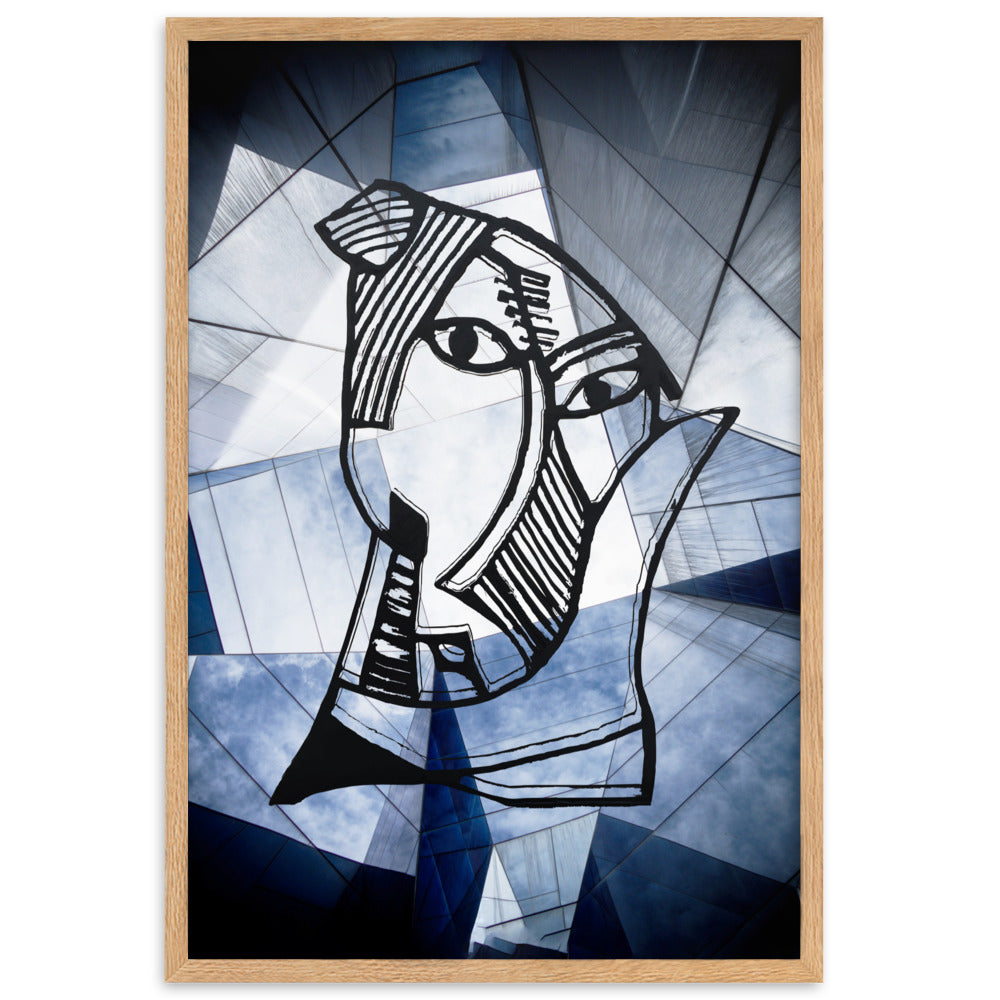 Poster - Pablo Picasso, Les Demoiselles d’Avignon, Geometry Oak / 61×91 cm artlia