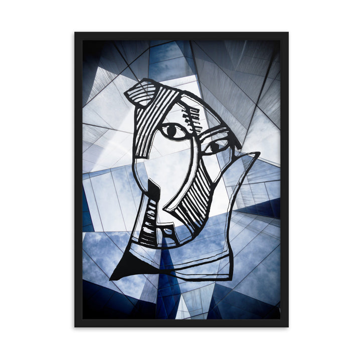 Poster - Pablo Picasso, Les Demoiselles d’Avignon, Geometry Schwarz / 50×70 cm artlia