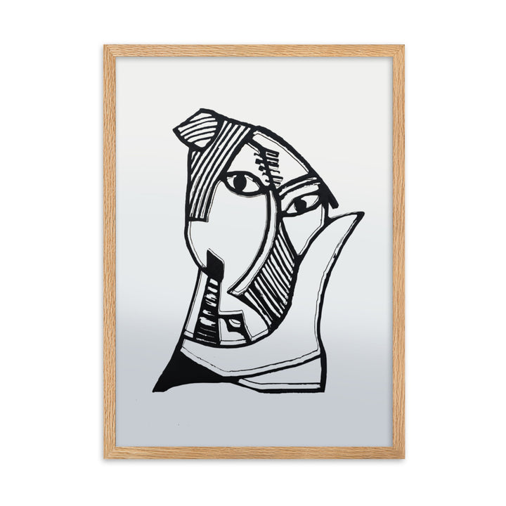 Poster - Pablo Picasso, Les Demoiselles d’Avignon grey Oak / 50×70 cm artlia