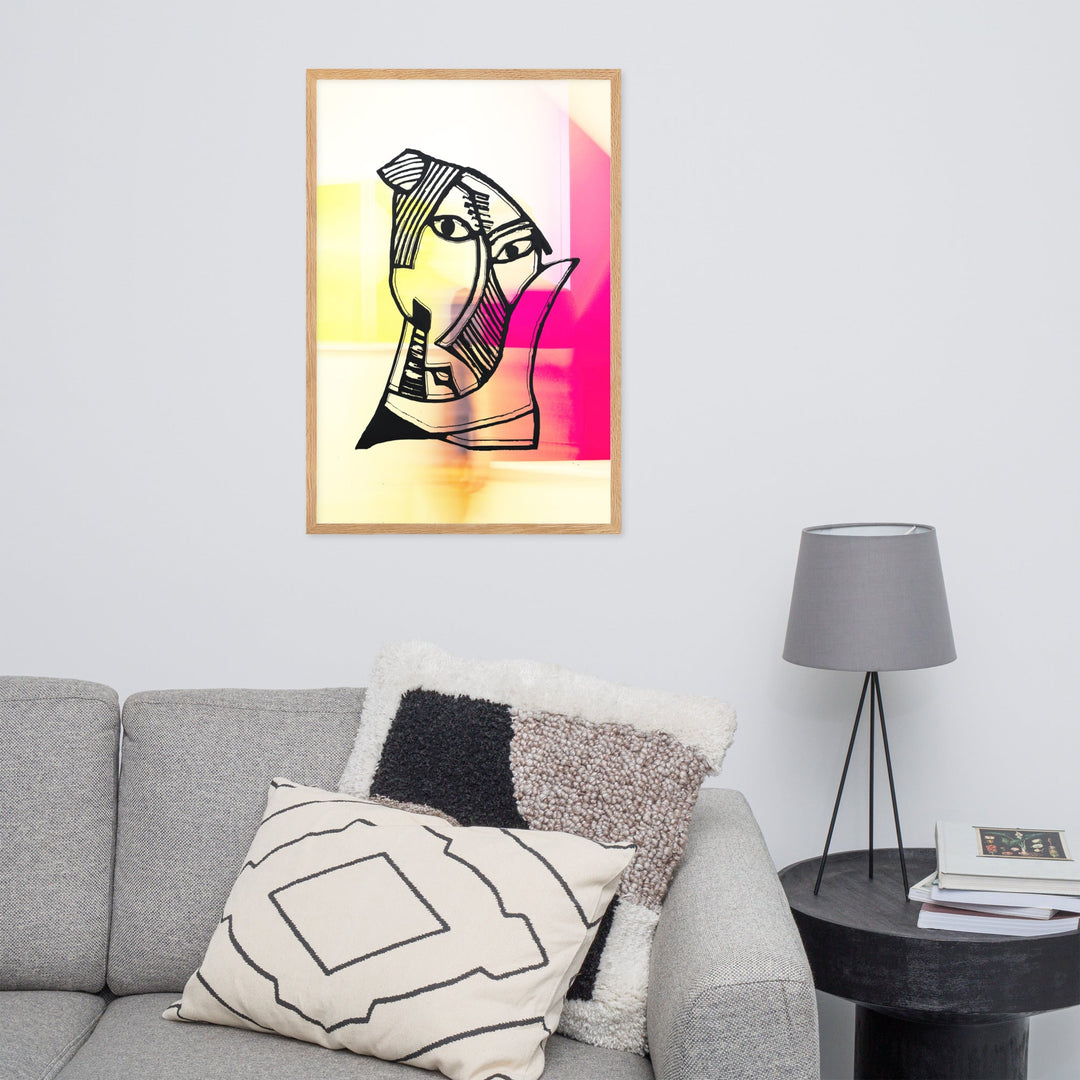 Poster - Pablo Picasso, Les Demoiselles d’Avignon in Pink artlia