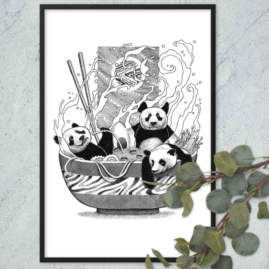 Poster - Panda Ramen artlia