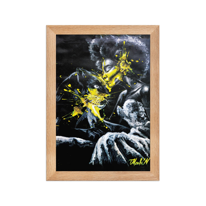 Poster - Panther Spirit, Nokuthula M Mpofu Oak / 21×30 cm artlia