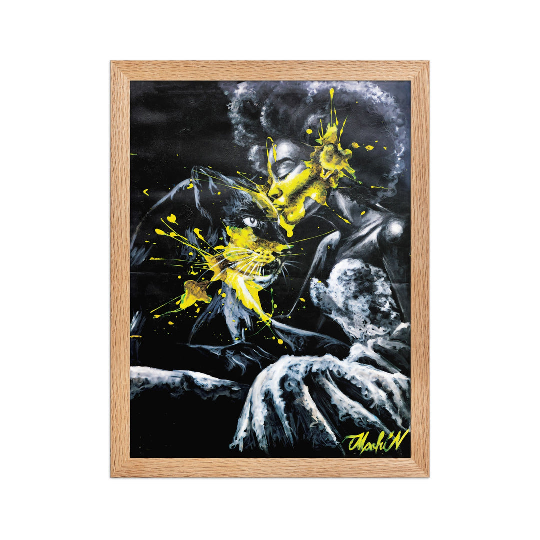 Poster - Panther Spirit, Nokuthula M Mpofu Oak / 30×40 cm artlia