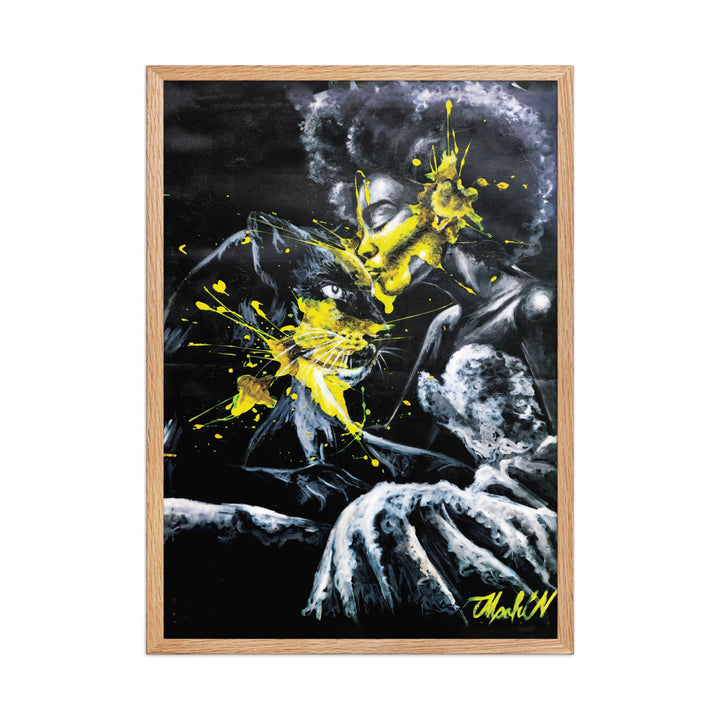 Poster - Panther Spirit, Nokuthula M Mpofu Oak / 50×70 cm artlia