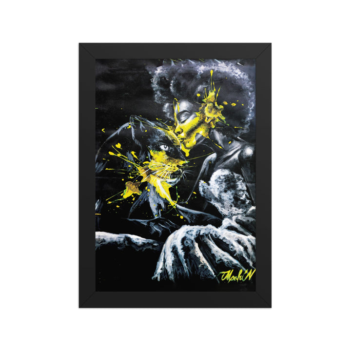 Poster - Panther Spirit, Nokuthula M Mpofu Schwarz / 21×30 cm artlia