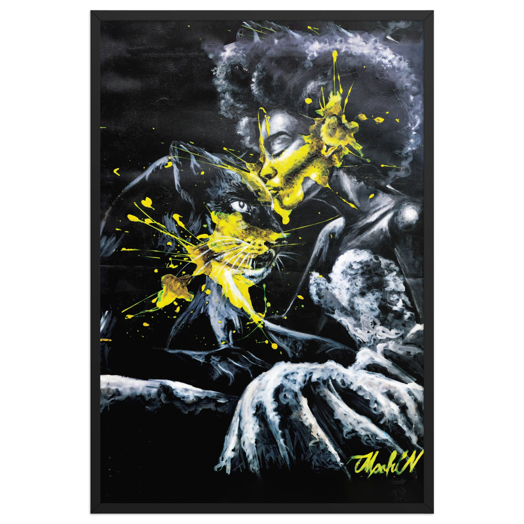 Poster - Panther Spirit, Nokuthula M Mpofu Schwarz / 61×91 cm artlia