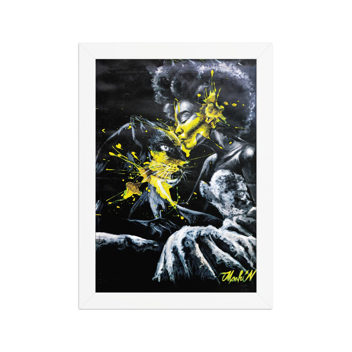 Poster - Panther Spirit, Nokuthula M Mpofu Weiß / 21×30 cm artlia