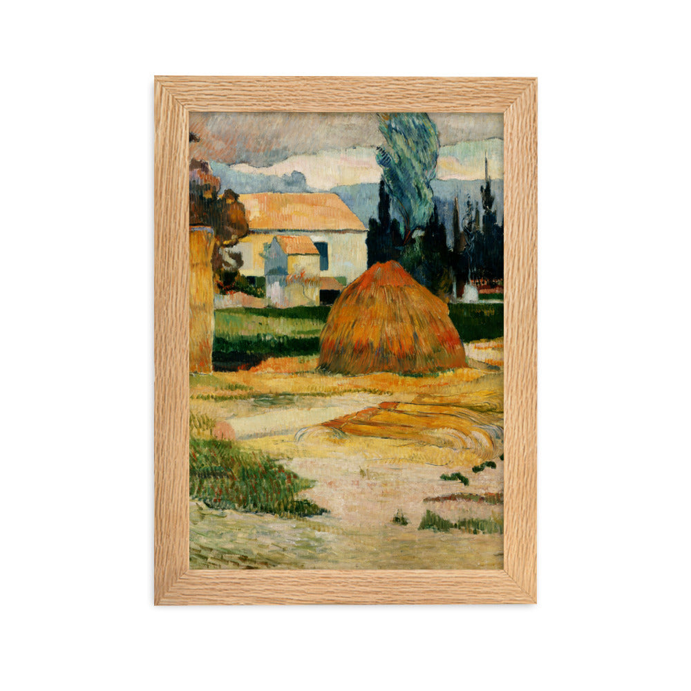 Poster - Paul Gauguin, Landschaft bei Arles Oak / 21×30 cm artlia