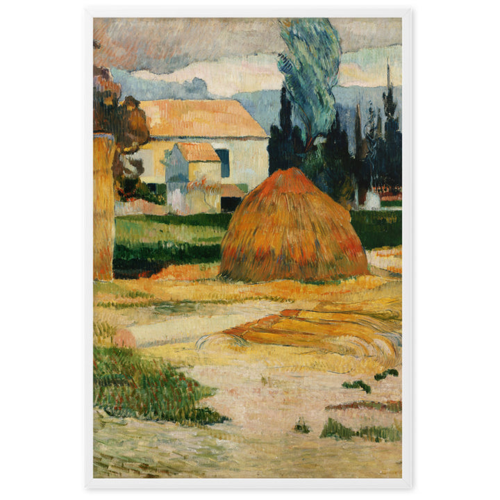 Poster - Paul Gauguin, Landschaft bei Arles Weiß / 61×91 cm artlia