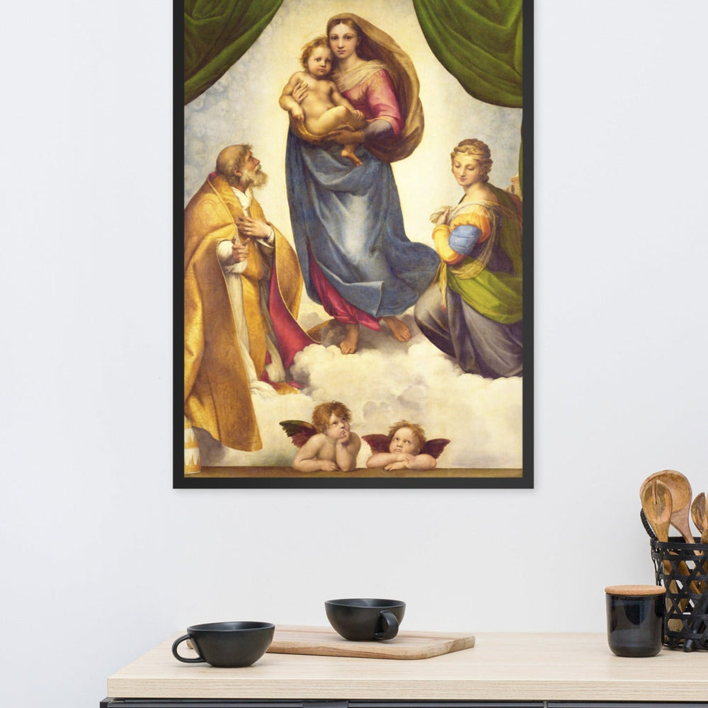 Poster - Raffaello Sanzio da Urbino, Die Sixtinische Madonna artlia