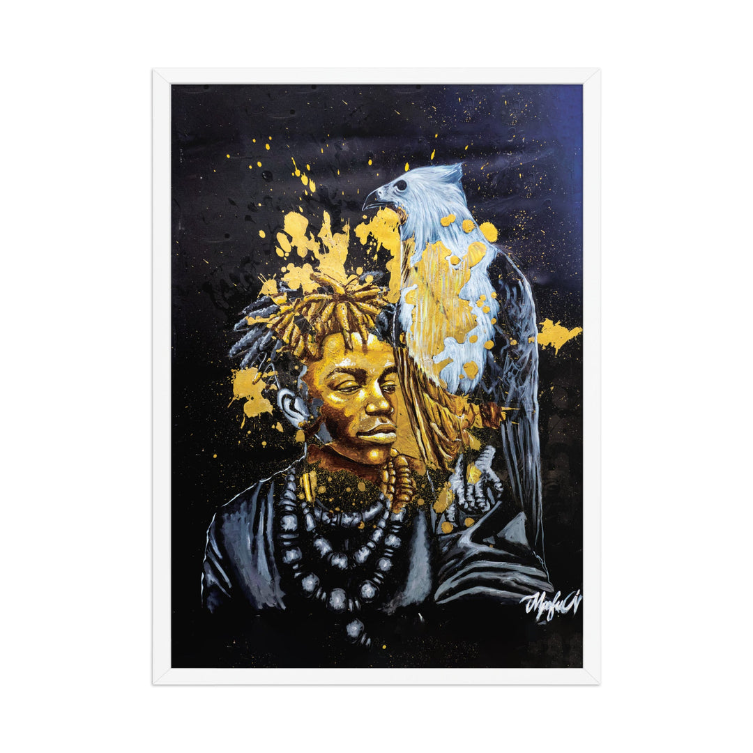 Poster - Royal Spirit (the Crown Prince), Nokuthula M Mpofu Weiß / 50×70 cm artlia